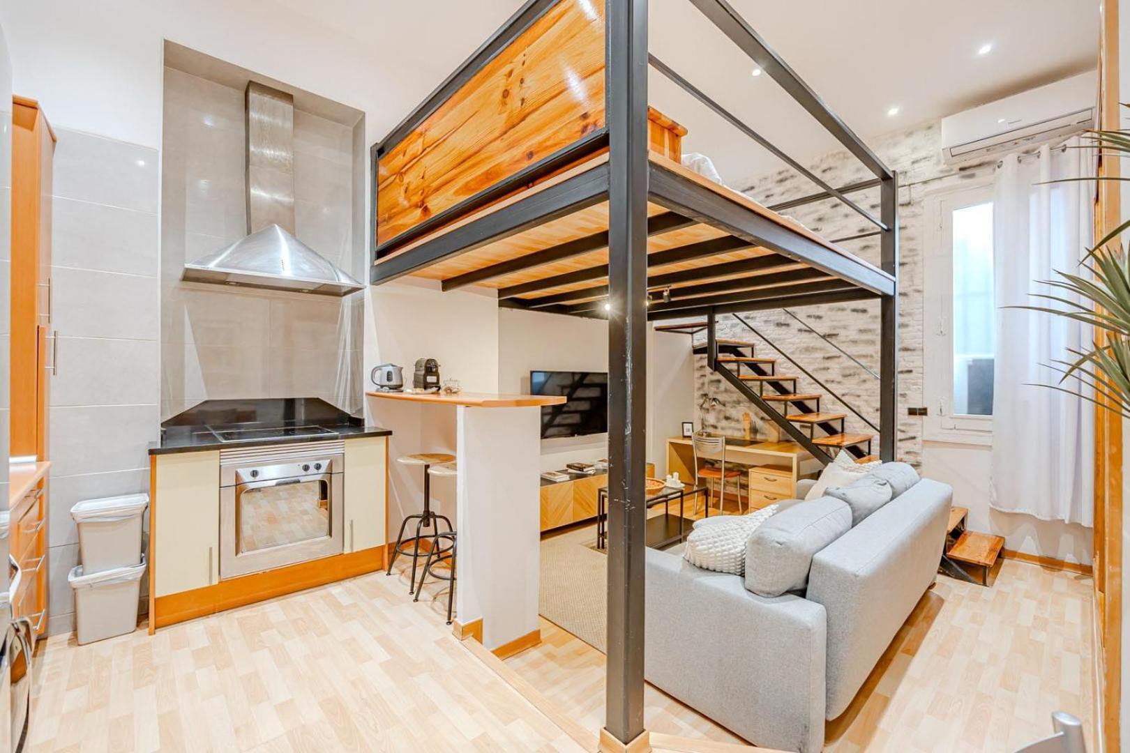Apartmán Increible Loft A 5 Min Del Retiro & Wizink Madrid Exteriér fotografie